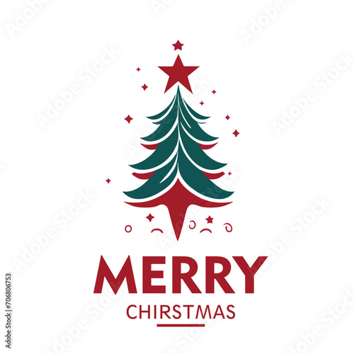 simple logo Christimas
