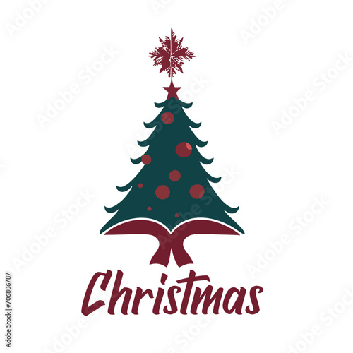 simple logo Christimas
