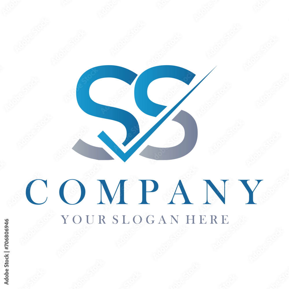SS Letter Logo Design Template Vector. Creative initials letter SS logo concept. SS Letter Logo Design Template Vector. Creative initials letter SS logo concept.