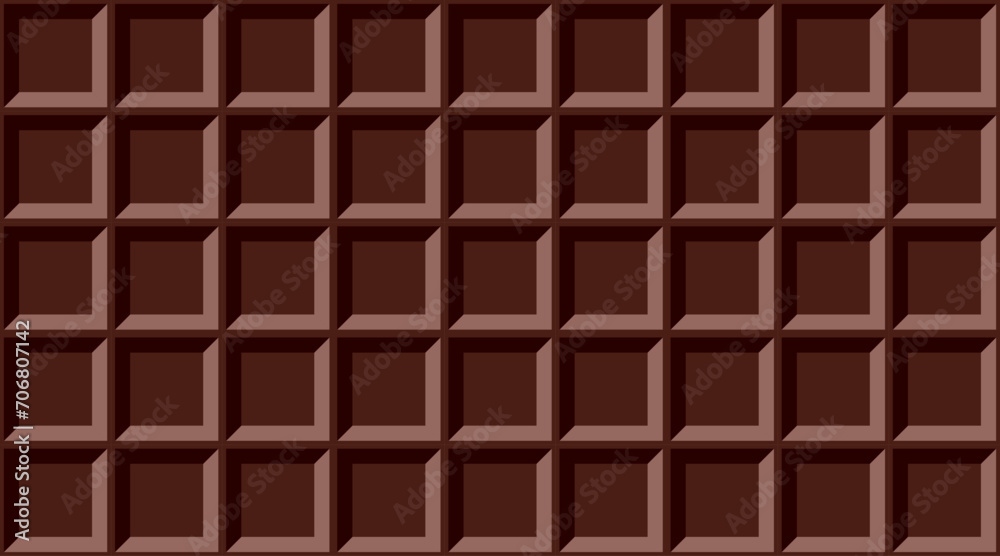 sweet chocolate background wit minimalist style