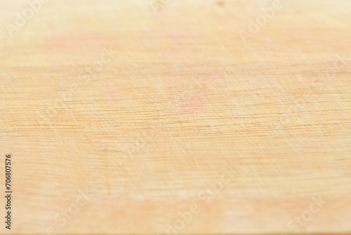 wooden cutting board texture background, plank wood in the kitchen © sutichak