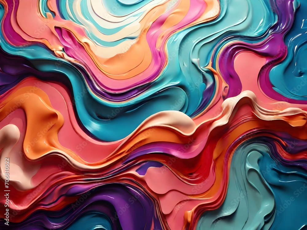 abstract fluid background art with elegant colors