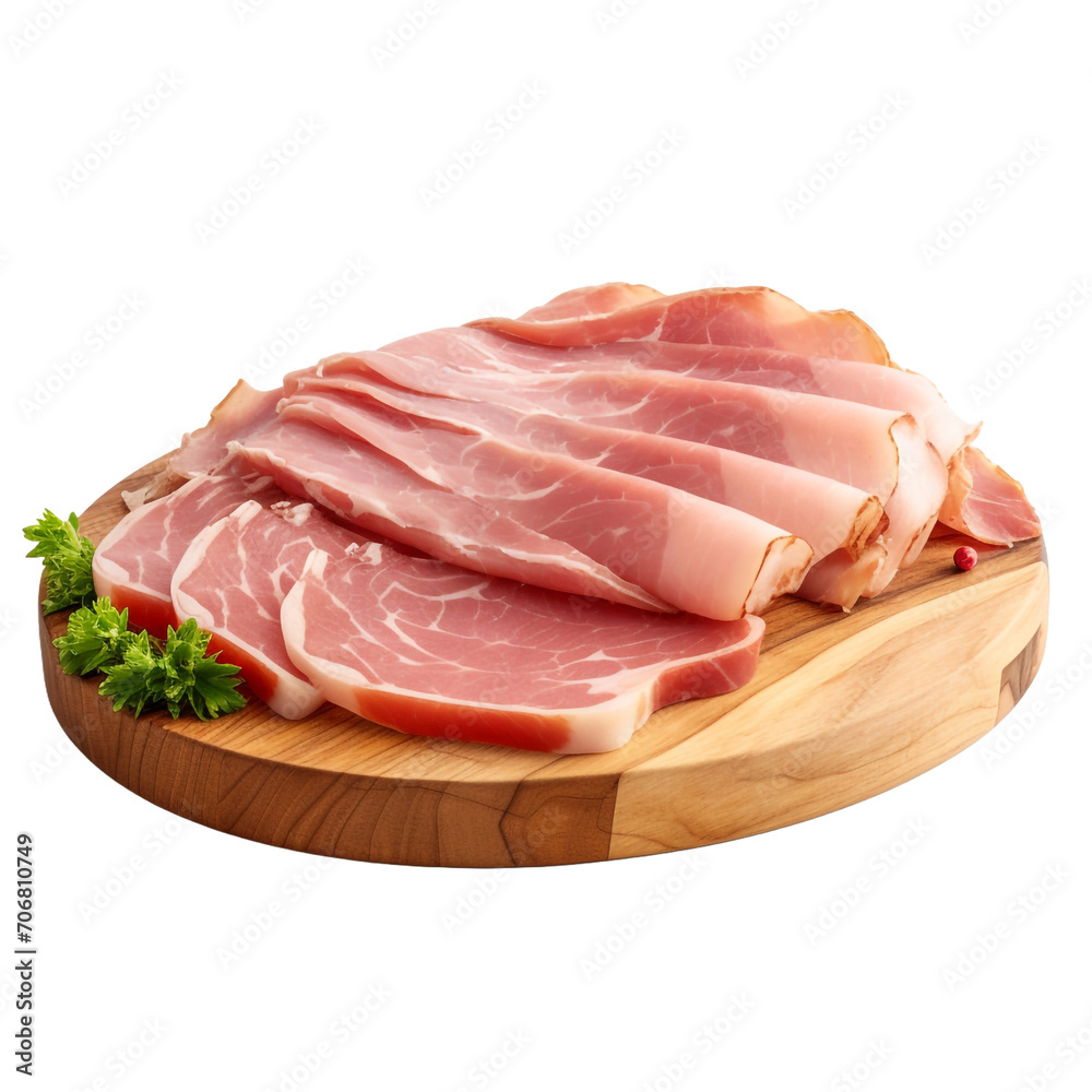 Ham isolated on transparent background Ham isolated on transparent background
