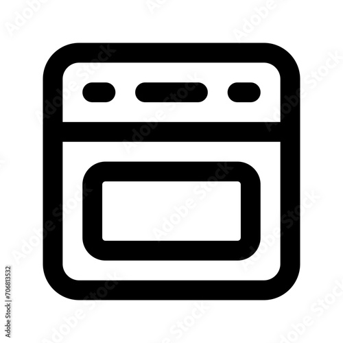 oven line icon