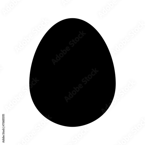 egg glyph icon
