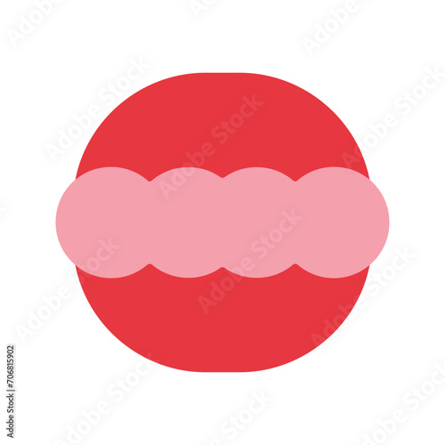 macaron flat icon