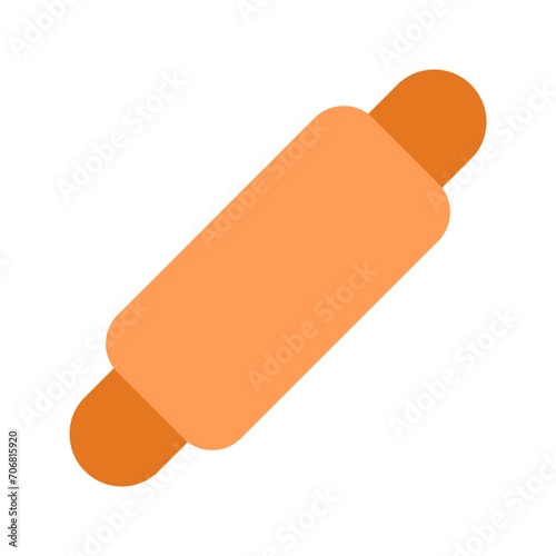 rolling pin flat icon