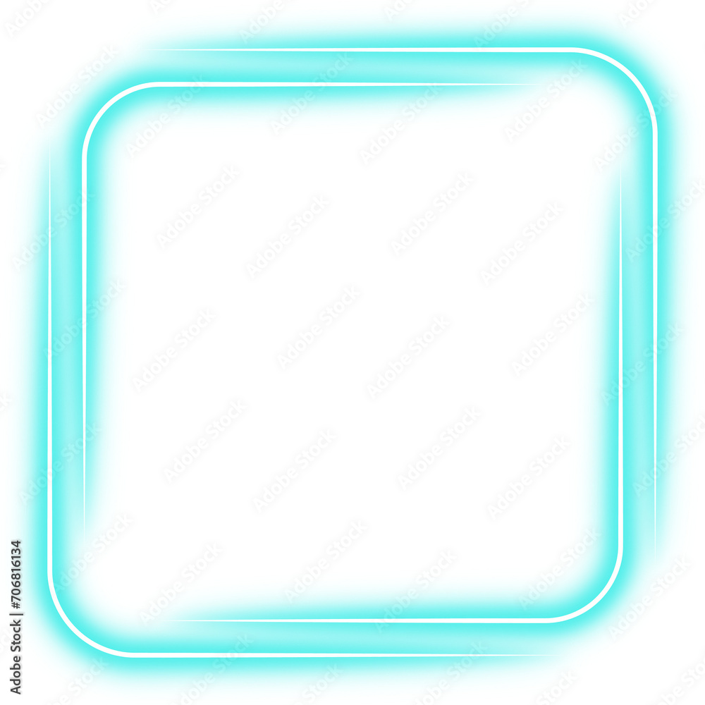 Blue Neon Frame Blue Neon Frame