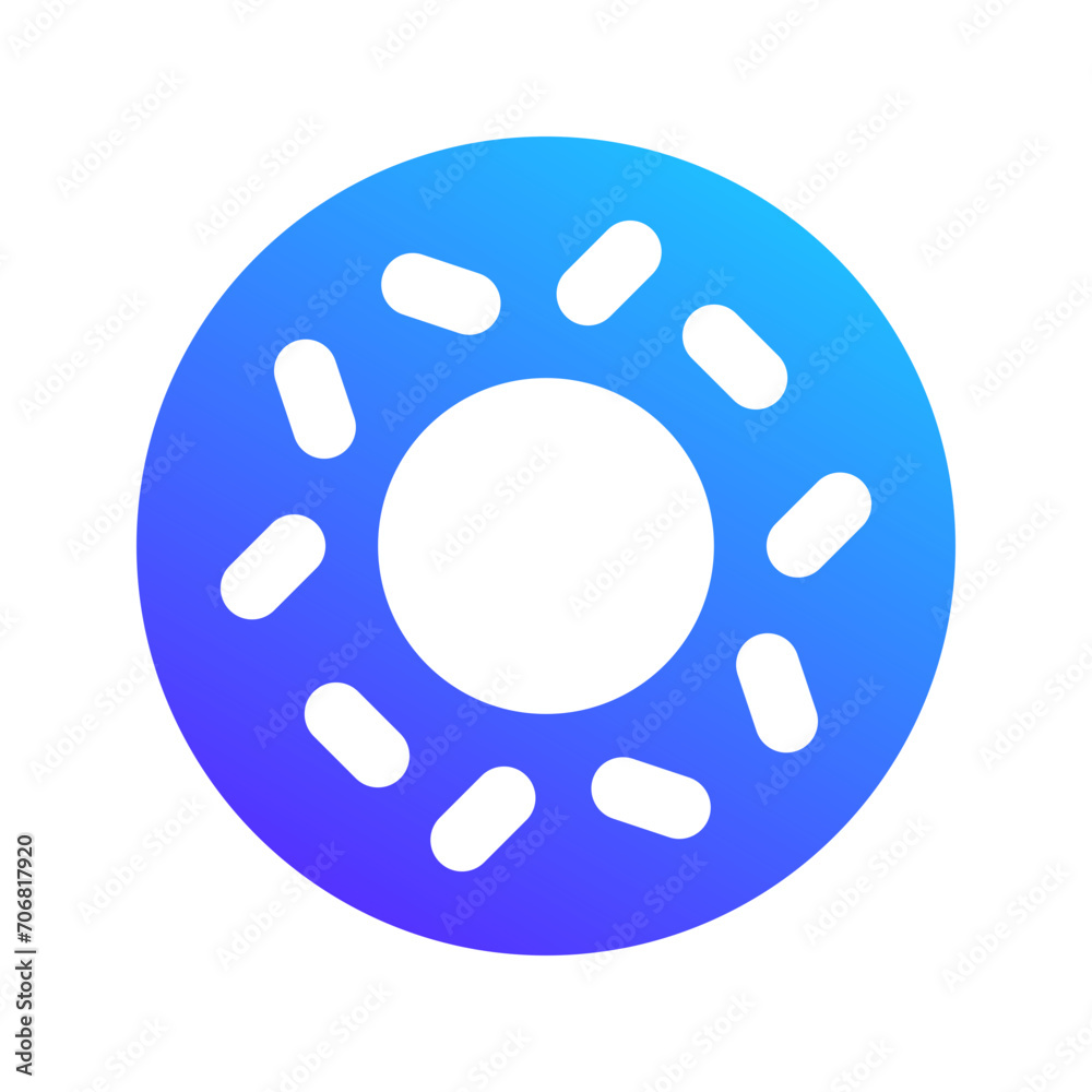 donut gradient fill icon donut gradient fill icon