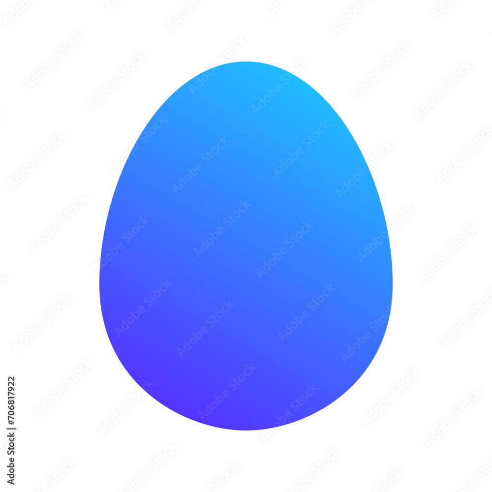 egg gradient fill icon