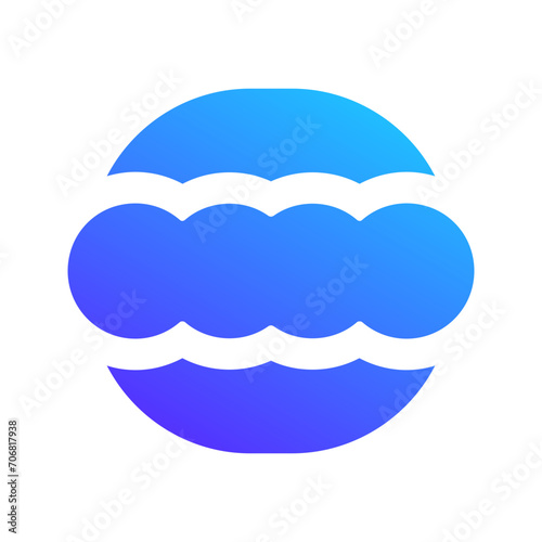 macaron gradient fill icon