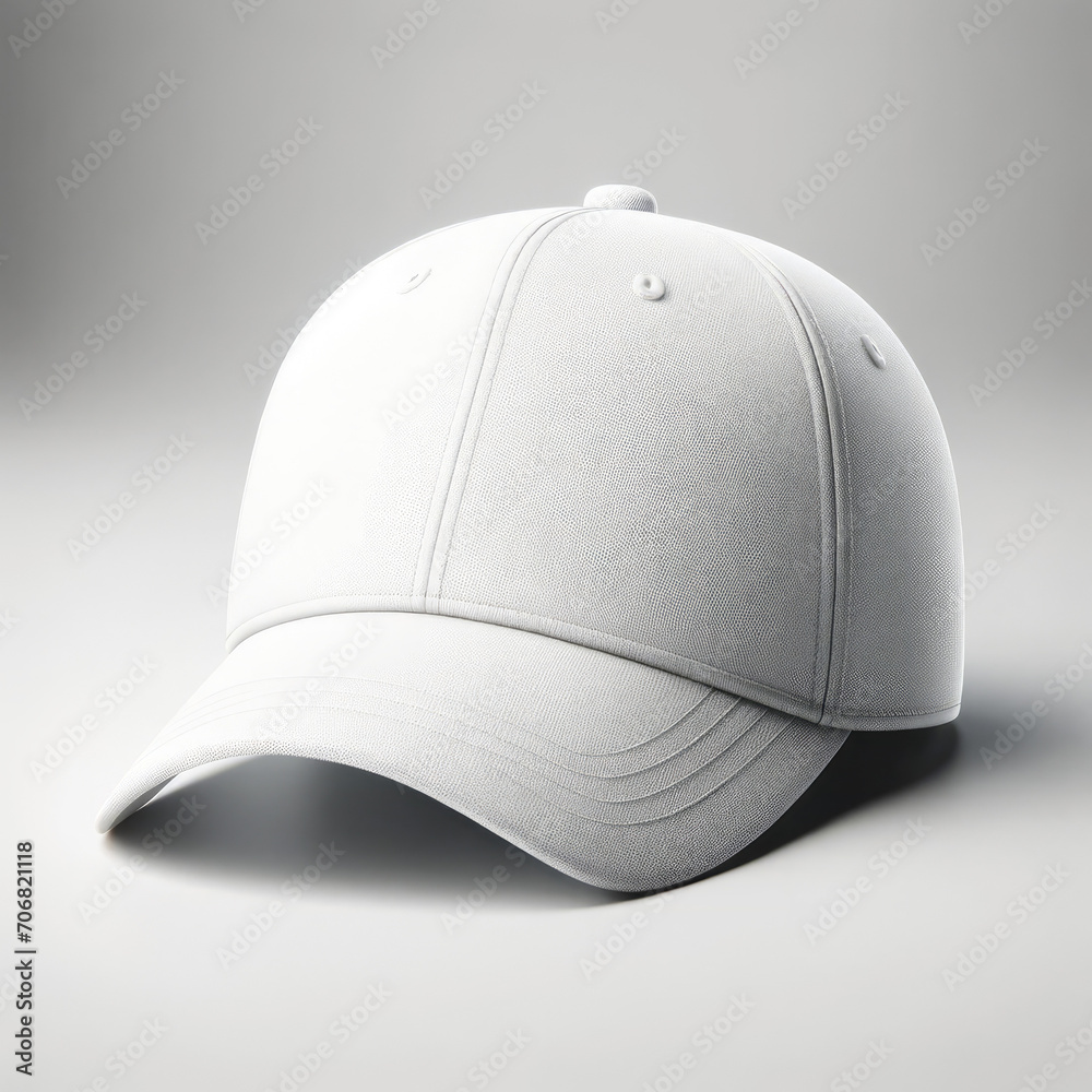 Blank Cap on Plain Background - Product Mockup Blank Cap on Plain Background - Product Mockup