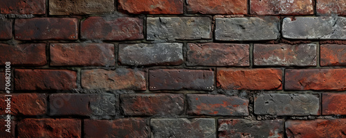 Bricks  realistic effect  flat wall