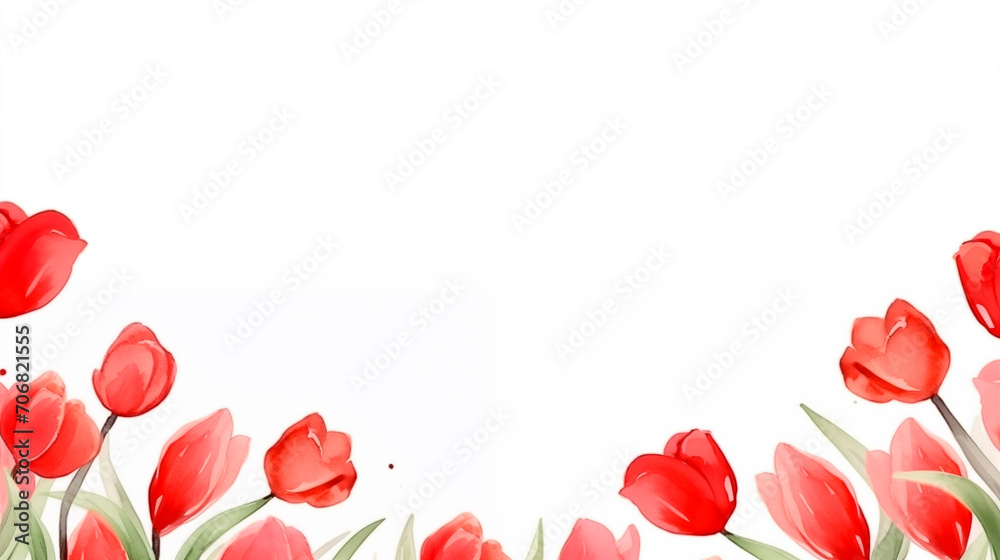 custom made wallpaper toronto digitalTulip watercolor style background