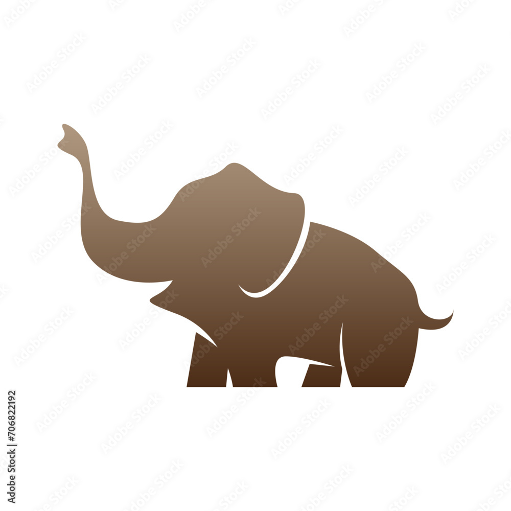 Obraz premium Elephant icon logo design