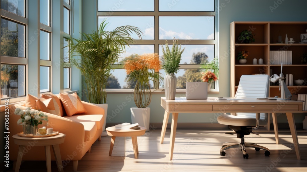 Fototapeta premium small and simple office