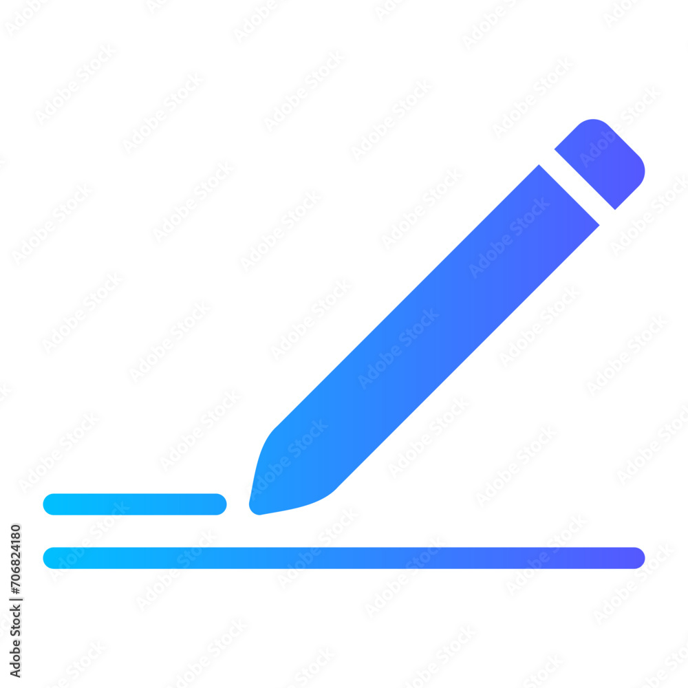 pencil gradient icon pencil gradient icon