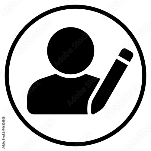 user glyph icon