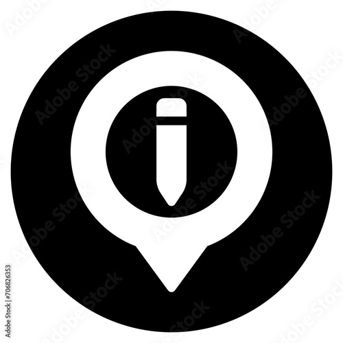 copywriting glyph icon