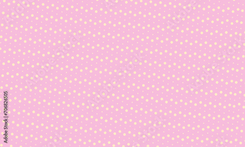 Vector background seamless pattern vector with cute pastel polka dots