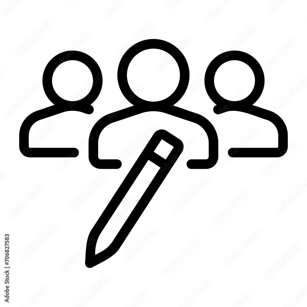 users line icon users line icon