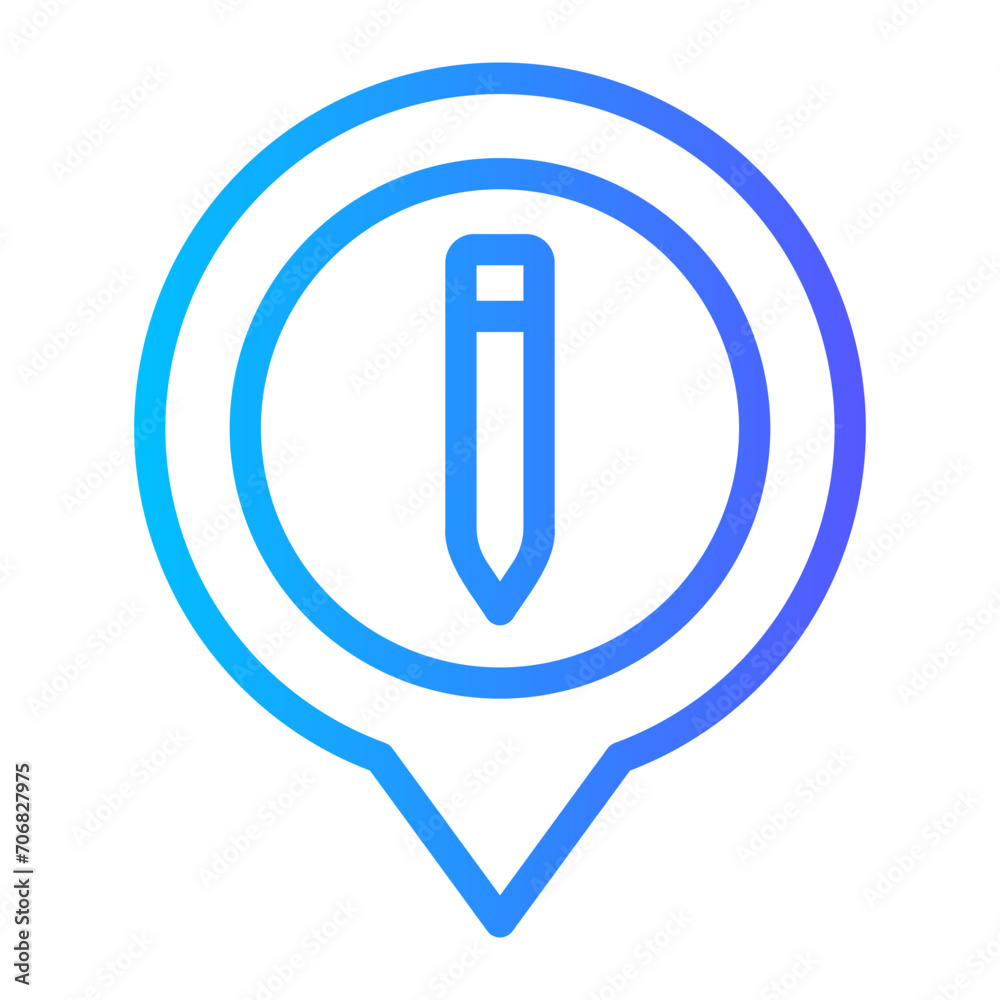 copywriting gradient icon