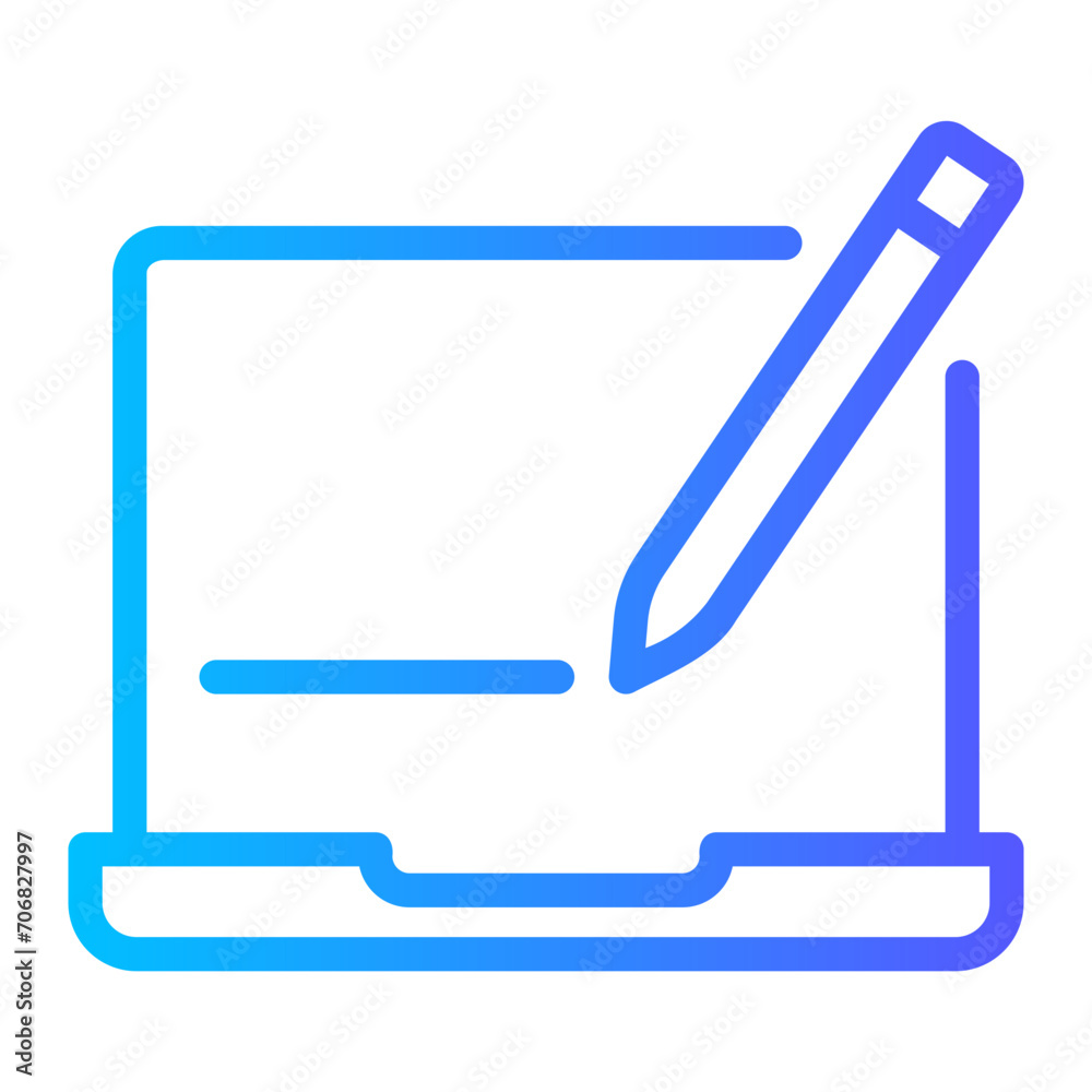 laptop gradient icon