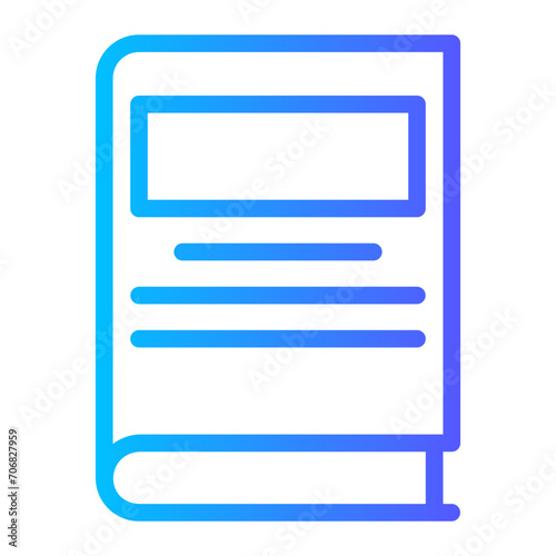 book gradient icon