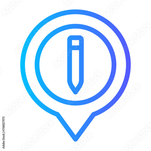 copywriting gradient icon