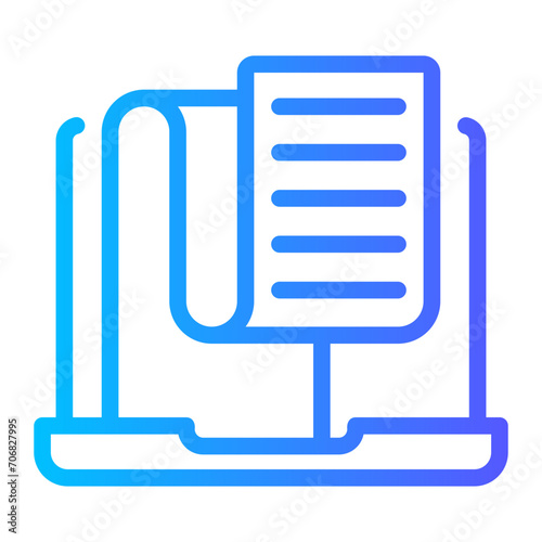 laptop gradient icon © afif