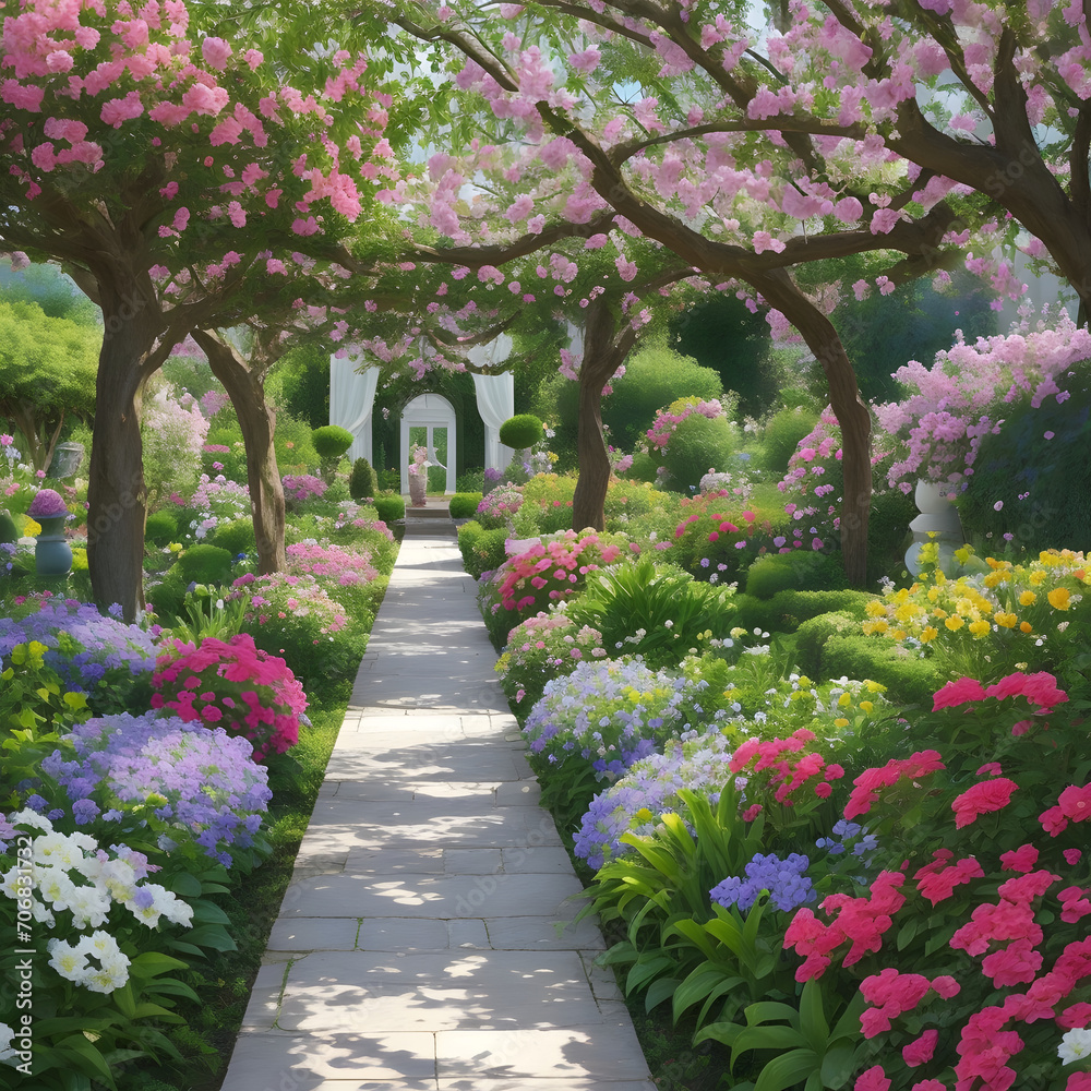 Beautiful Garden, background,  beautiful scene