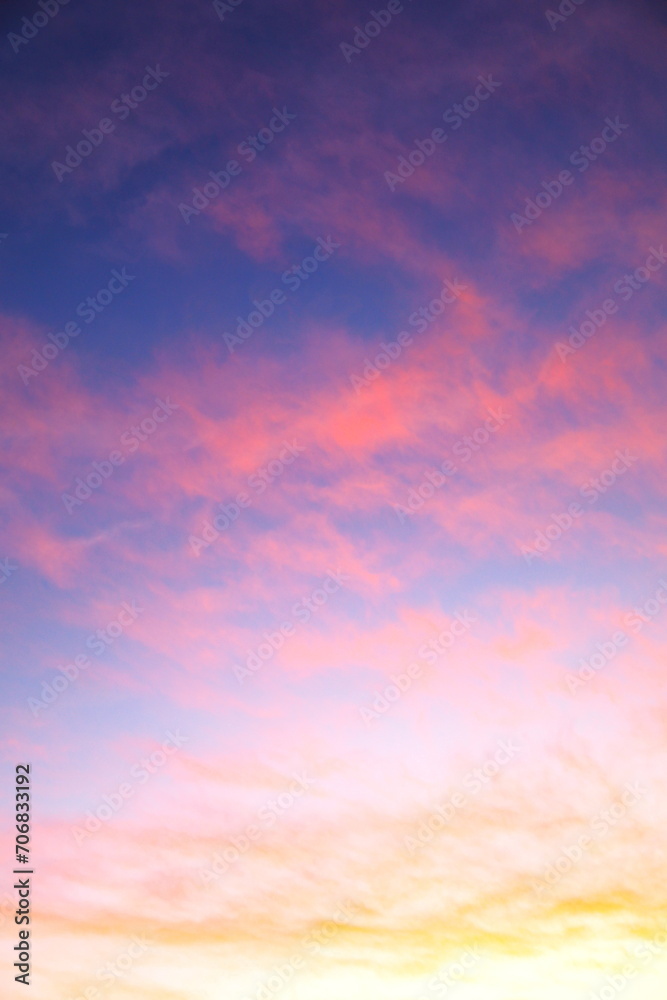 美しい夕焼け雲