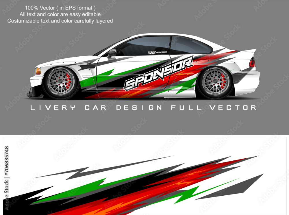 car livery graphic vector. abstract grunge background design for vehicle vinyl wrap and car branding car livery graphic vector. abstract grunge background design for vehicle vinyl wrap and car branding
