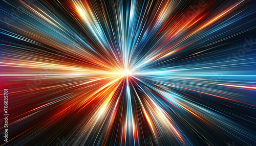 Warp Speed Starlight – Blazing Fast Motion Light Streaks. speed, glow, light, starlight, space, abstract, star, motion, warp, travel, galaxy, bright, background, starburst, shiny, explosion, blast photo