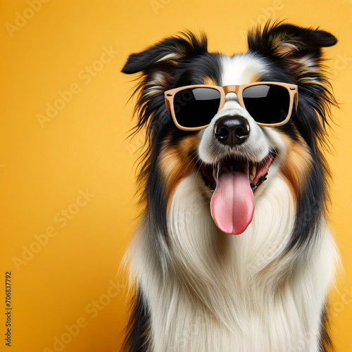 Dog Wearing Sunglasses © Momo