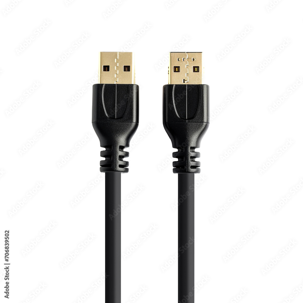 Hdmi cable isolated on transparent background Hdmi cable isolated on transparent background