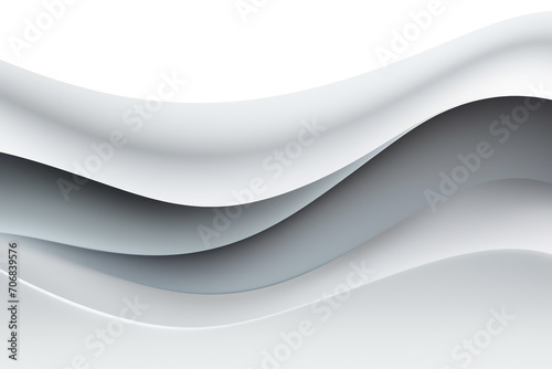 abstract grey waving shadow on white background