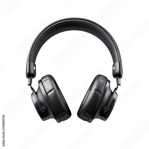 Headphones isolated on transparent background