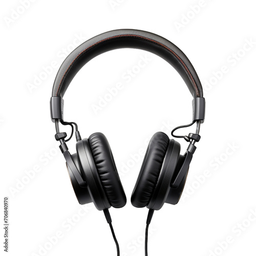 Headphones isolated on transparent background