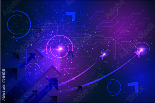 banner Up Down Growth Arrow economic growth graph chart Business strategy financial