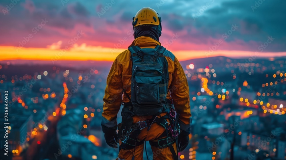 electrician overalls working at height and dangerous electrician overalls working at height and dangerous