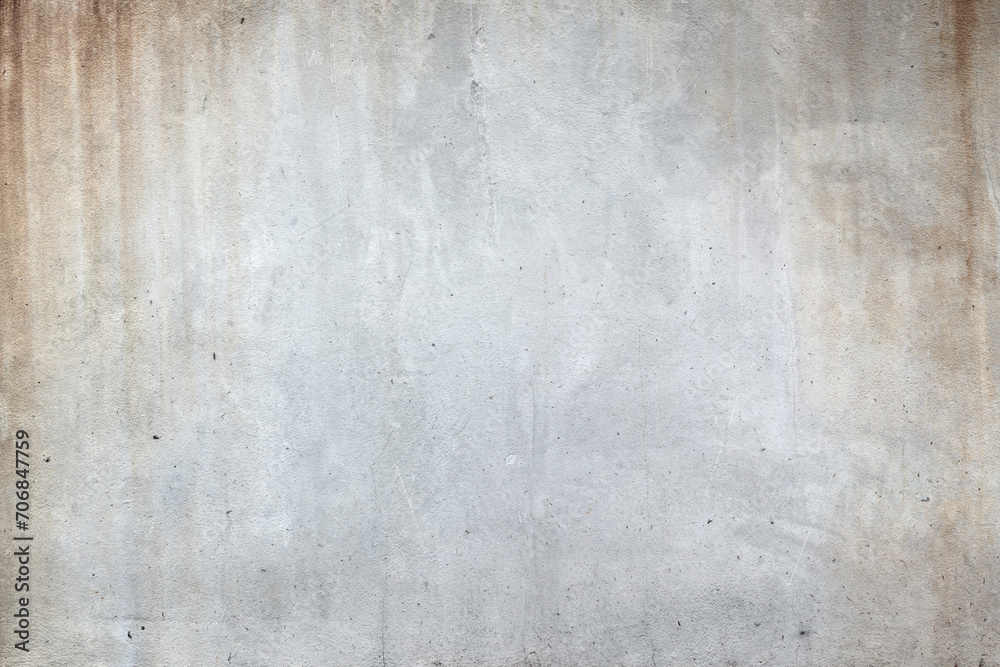 Background and Wallpaper or texture of gray surface wall bare cement skim coat loft style that has old and dirty stains.