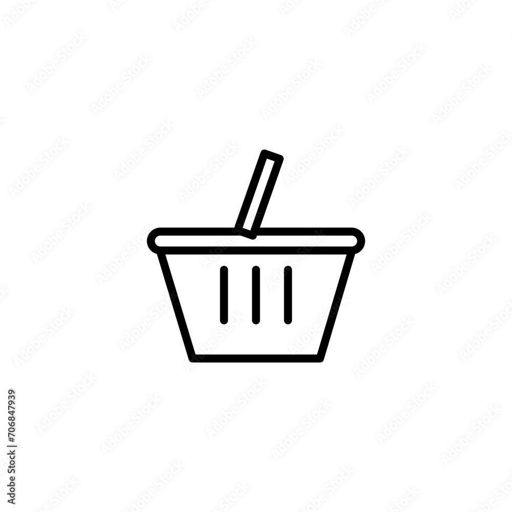 shopping line icon shopping line icon