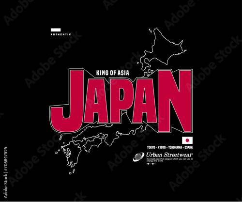 Photography Japan  Futuristic streetwear Poster With Aesthetic Graphic Design for T shirt St