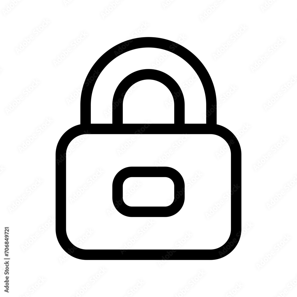 Lock Icon Vector Symbol Design Illustration Lock Icon Vector Symbol Design Illustration