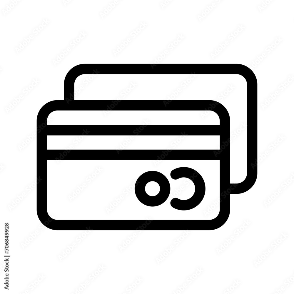 Bank Card Icon Vector Symbol Design Illustration Bank Card Icon Vector Symbol Design Illustration