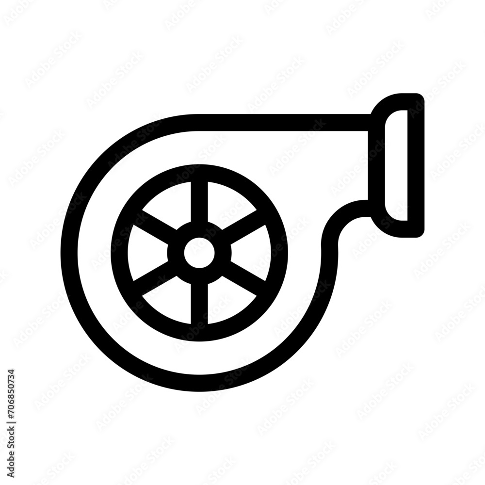 Turbo Icon Vector Symbol Design Illustration Turbo Icon Vector Symbol Design Illustration