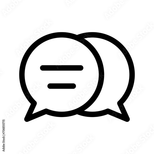 Chat Icon Vector Symbol Design Illustration