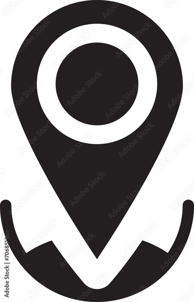 Rounded filled Location icon Rounded filled Location icon