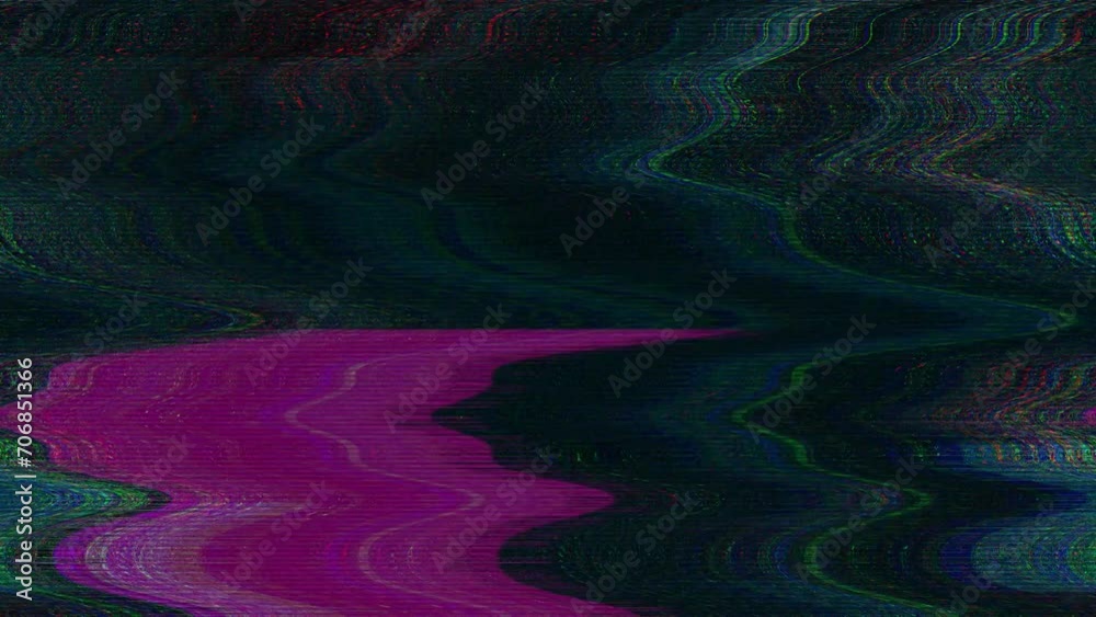 Vidéo Stock Glitch noise static television VFX pack. Visual video